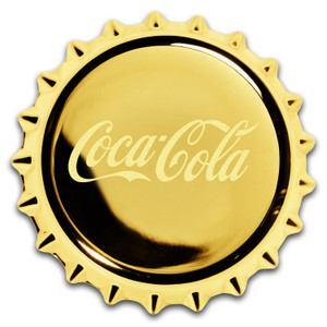 Coca-Cola Gold Bottle Cap Coin - reverse