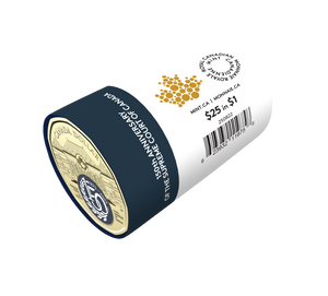 2025 $1 Special Wrap Roll - 150th Anniversary of the Supreme Court of Canada (Colourized) - coin roll 2025 $1 Special Wrap Roll - 150th Anniversary of the Supreme Court of Canada (Colourized) - coin roll