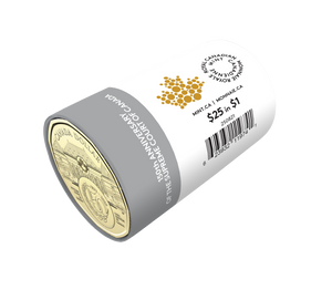 2025 $1 Special Wrap Roll - 150th Anniversary of the Supreme Court of Canada (Non-Colourized) - coin roll 2025 $1 Special Wrap Roll - 150th Anniversary of the Supreme Court of Canada (Non-Colourized) - coin roll