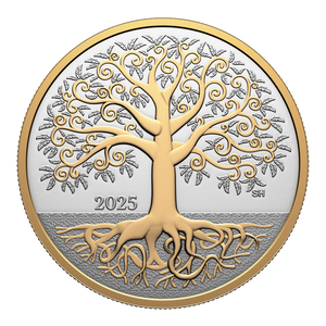 2025 $10 Fine Silver Coin - Tree of Life - reverse 2025 $10 Fine Silver Coin - Tree of Life - reverse