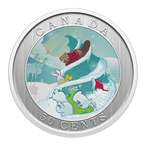2025 50-Cent Lenticular Coin - Whimsical Holiday Tree - reverse 1 2025 50-Cent Lenticular Coin - Whimsical Holiday Tree - reverse 1