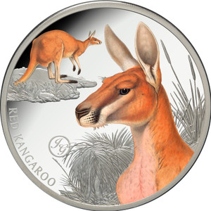 Mammals Of Australia 2026 $1 Red Kangkaroo 1oz Silver Proof Coin - reverse Mammals Of Australia 2026 $1 Red Kangkaroo 1oz Silver Proof Coin - reverse