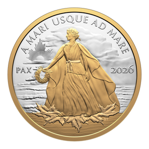 2026 $1 Fine Silver Coin - Peace Dollar - reverse