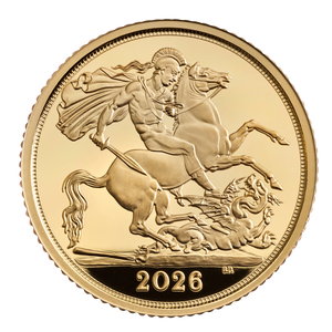 The Half Sovereign 2026 Gold Proof Coin - reverse