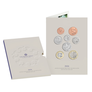 The 2026 United Kingdom Brilliant Uncirculated Definitive Coin Set - presentation