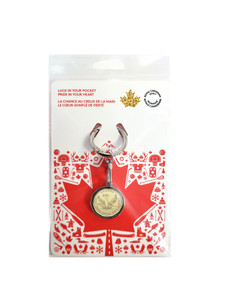 2026 $1 Coin - Lucky Loonie in Keychain - packaging