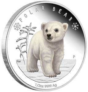 2017 1/2oz Silver Proof Coin - Polar Babies – Polar Bear 2017 1/2oz Silver Proof Coin - Polar Babies – Polar Bear