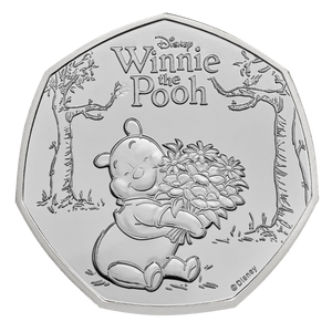 100 Years of Winnie the Pooh - Kindness 2026 UK 50p Brilliant Uncirculated Coin - reverse