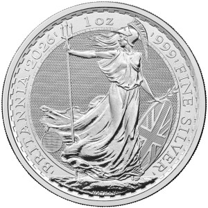 2026 Royal Mint Silver Britannia Bullion Coin 1oz - reverse