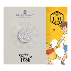 100 Years of Winnie the Pooh - Loyalty 2026 UK 50p Brilliant Uncirculated Coin - presentation front