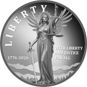 2026 Niue Winged Liberty 1oz Silver Proof Coin - reverse