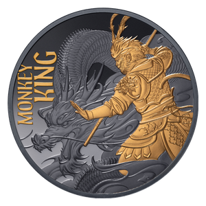 Monkey King 2026 $1 1oz Silver Proof Coin - reverse