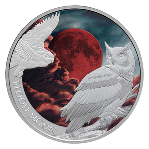 Blood Moon 2026 $1 1oz Silver Proof Coin - reverse