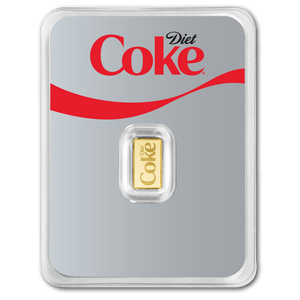 Diet Coke® 1g Gold Bar - TEP front