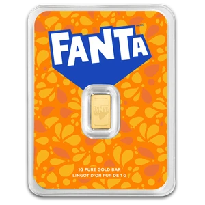 Fanta 1g Gold Bar - packaging front
