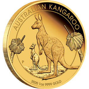 Australian Kangaroo 2020 Gold Proof Five-Coin Set - reverse
