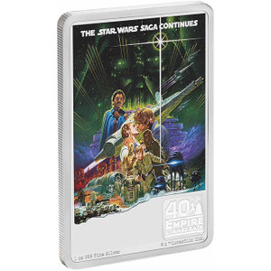 2020 Star Wars: The Empire Strikes Back 40th Anniversary 1oz Silver Coin - reverse 2020 Star Wars: The Empire Strikes Back 40th Anniversary 1oz Silver Coin - reverse