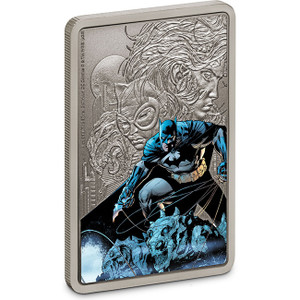 2020 THE CAPED CRUSADER 1oz Silver Coin - reverse 2020 THE CAPED CRUSADER 1oz Silver Coin - reverse