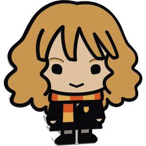 2020 Chibi HARRY POTTER Series - HERMIONE GRANGER 1oz Silver Coin - reverse 2020 Chibi HARRY POTTER Series - HERMIONE GRANGER 1oz Silver Coin - reverse