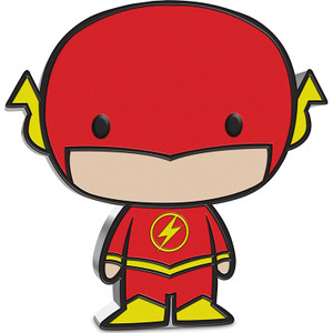 2020 Chibi DC Comics - THE FLASH 1oz Silver Coin - reverse 2020 Chibi DC Comics - THE FLASH 1oz Silver Coin - reverse