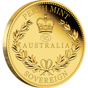 Australia Sovereign 2021 Gold Proof Coin - reverse Australia Sovereign 2021 Gold Proof Coin - reverse