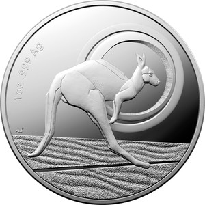 Kangaroo Series – Outback Majesty 2021 $1 1oz Fine Silver Proof Coin - reverse Kangaroo Series – Outback Majesty 2021 $1 1oz Fine Silver Proof Coin - reverse