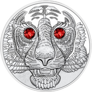 2022 Asia – The Power of the Tiger - 20 Euro Silver Proof Coin - reverse 2022 Asia – The Power of the Tiger - 20 Euro Silver Proof Coin - reverse