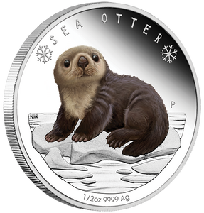 2017 1/2oz Polar Babies Silver Proof Coin - Sea Otter  2017 1/2oz Polar Babies Silver Proof Coin - Sea Otter