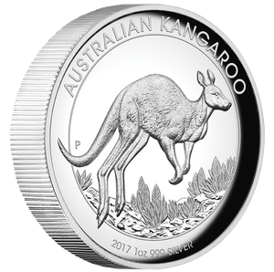 2017 1oz Australian Kangaroo Silver Proof High Relief Coin 2017 1oz Australian Kangaroo Silver Proof High Relief Coin