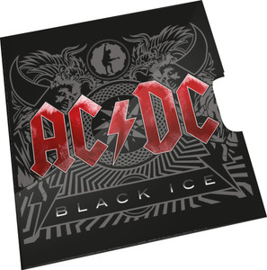 AC/DC 45th Anniversary 2022/2023 20c Coloured Uncirculated Coins - Black Ice Album - in presentation card
