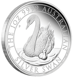 2018 Swan 1oz Silver Proof Coin - Reverse 2018 Swan 1oz Silver Proof Coin - Reverse