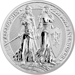 2022 Polonia & Germania 5oz Silver BU - coin obverse 2022 Polonia & Germania 5oz Silver BU - coin obverse