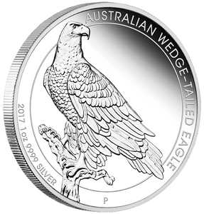 2017 1oz Australian Wedge-tailed Eagle Silver Proof Coin 2017 1oz Australian Wedge-tailed Eagle Silver Proof Coin