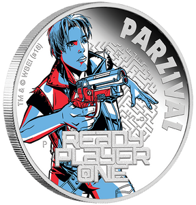 2018 Ready Player One - Parzival 1oz Silver Proof Coin - Reverse 2018 Ready Player One - Parzival 1oz Silver Proof Coin - Reverse