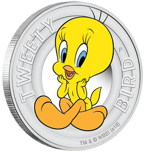 2018 Looney Tunes – TWEETY BIRD 1/2oz Silver Proof Coin - Reverse 2018 Looney Tunes – TWEETY BIRD 1/2oz Silver Proof Coin - Reverse
