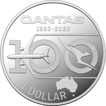 Qantas turns 100 years old! 2020 $1 Qantas Centenary 1/2oz Silver Proof Coin is now available for purchase