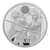 Star Wars Luke Skywalker and Princess Leia 2023 UK 2oz Silver Proof Coin - reverse Star Wars Luke Skywalker and Princess Leia 2023 UK 2oz Silver Proof Coin - reverse