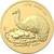 2023 $5 1/2g Gold Frosted Uncirculated Coin – Mini Money Emu - reverse