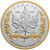 Canadian Maple Leaf - 35th Anniversary 5 oz Silver 2023 Matte Proof - reverse Canadian Maple Leaf - 35th Anniversary 5 oz Silver 2023 Matte Proof - reverse