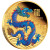 Australian Lunar Series III 2024 Year of the Dragon 1oz Gold Proof Coloured Coin - reverse Australian Lunar Series III 2024 Year of the Dragon 1oz Gold Proof Coloured Coin - reverse