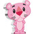 The Pink Panther 60th Anniversary 2024 1oz Silver Minted Mini Coin - reverse