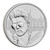 George Michael 2024 UK £5 Brilliant Uncirculated Coin - reverse - side view George Michael 2024 UK £5 Brilliant Uncirculated Coin - reverse - side view