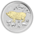 2019 Year of the Pig Australian Lunar 1oz Silver Gilded Edition Coin - Face On view - Reverse
 2019 Year of the Pig Australian Lunar 1oz Silver Gilded Edition Coin - Face On view - Reverse