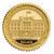 Buckingham Palace 2024 UK 1/40th Oz Gold Proof Coin - reverse