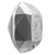 2024 Pure Silver Diamond-Shaped Coin – De Beers Ideal Cushion Diamond - view 3