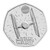 Star Wars TIE Fighter 2024 UK 50p Brilliant Uncirculated Coin - reverse Star Wars TIE Fighter 2024 UK 50p Brilliant Uncirculated Coin - reverse