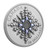 2024 $20 Fine Silver Coin Sapphire Jubilee Snowflake Brooch - reverse 2024 $20 Fine Silver Coin Sapphire Jubilee Snowflake Brooch - reverse