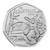 The Gruffalo's Child 2024 UK 50p Brilliant Uncirculated Coin - reverse angle view