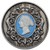 2019 Queen Victoria 200th Anniversary 2oz Silver Antiqued Cameo Coin - reverse - face on view 2019 Queen Victoria 200th Anniversary 2oz Silver Antiqued Cameo Coin - reverse - face on view