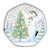 The Snowman 2024 UK 50p Silver Proof Colour Coin - reverse The Snowman 2024 UK 50p Silver Proof Colour Coin - reverse
